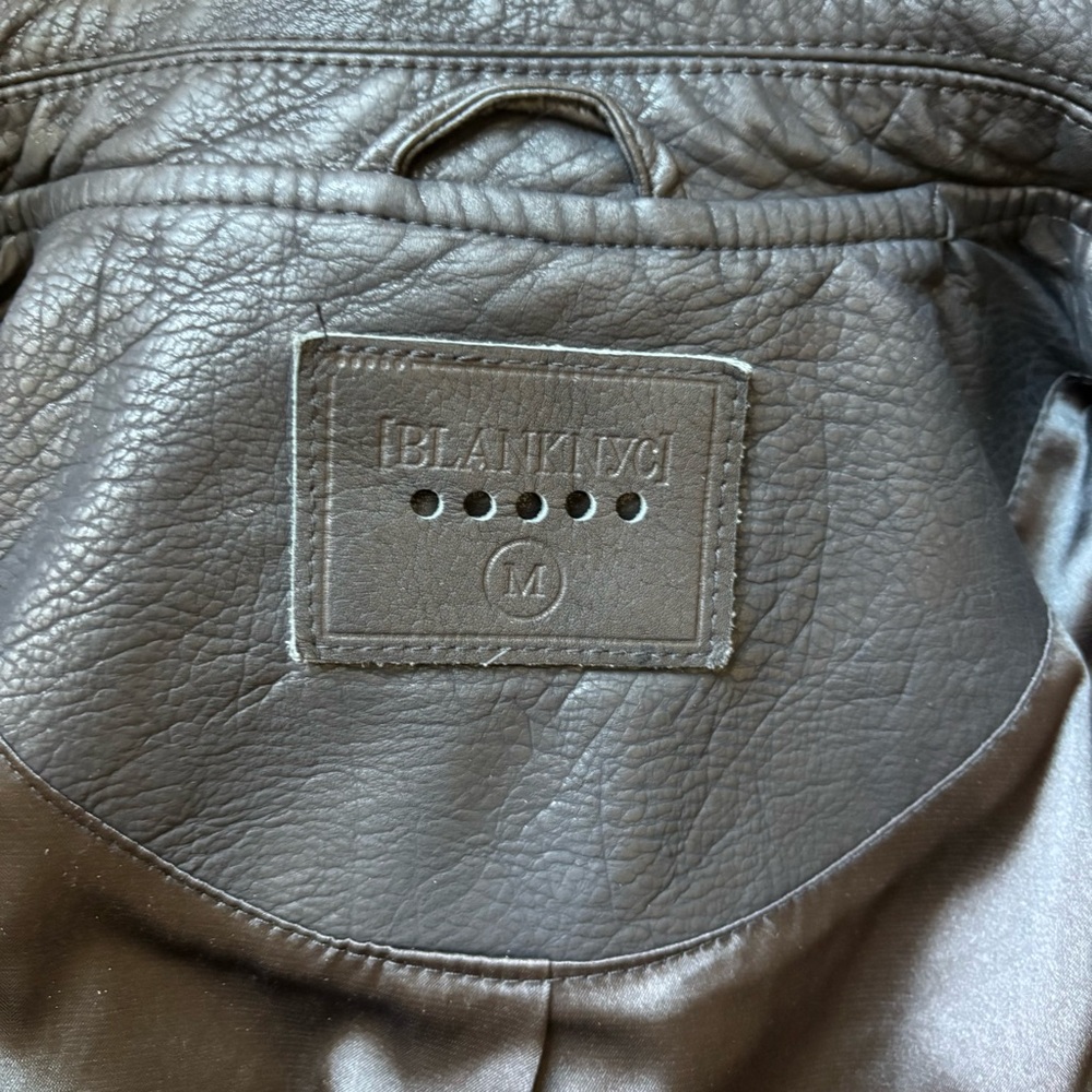 Blank NYC Faux Leather Moto Jacket - Picture 4 of 4